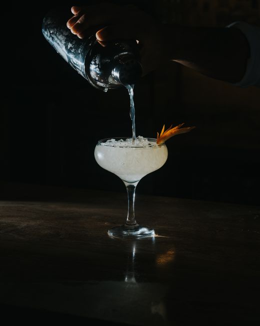 Bee's Knees (with rum & cream)