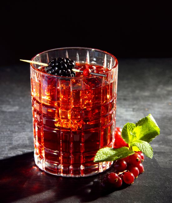 Bourbon Berry Smash