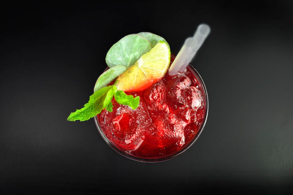 Cranberry & Mint Cocktail