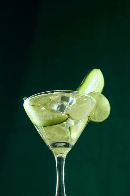 Green Apple & Cucumber Martini