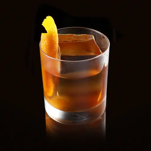 Maple Rum Old-Fashioned