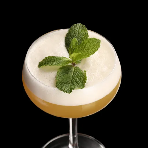 Pineapple and Yuzu Meringue Sour