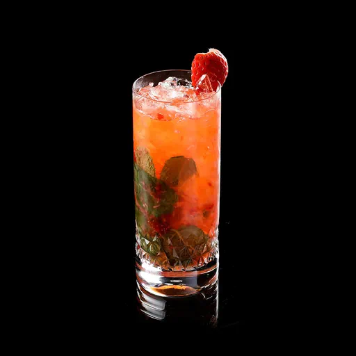 Strawberry and Balsamic Mojito