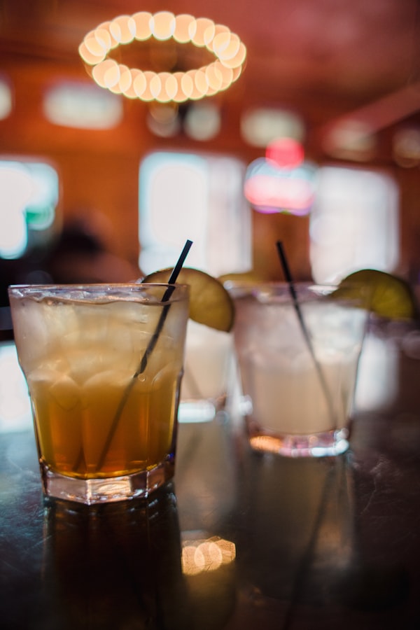 Sweet fruity cocktails